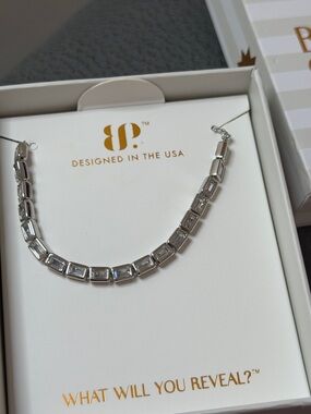 Bomb Party April 2026 Bracelets - The Margaux in Rhodium